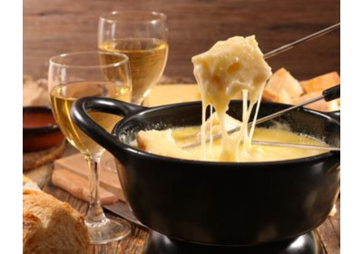 La fonduta di formaggio.