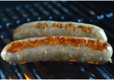 Andouillettes da grigliare sul barbecue