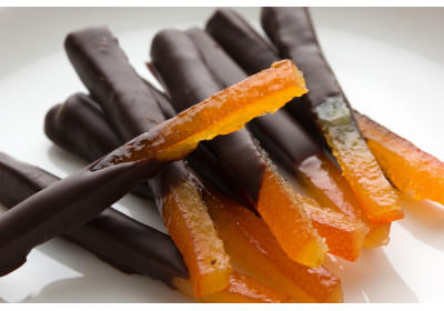 Orangette de chocolate negro