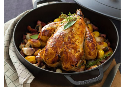 Receta de Poularde de Bresse para Acción de Gracias
