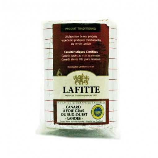 Bloco de foie gras de pato semicozido - 30% pedaços - 400g LAFITTE