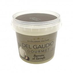 Burrata con verão trufa "Tuber Aestivum Vitt". 0,15% 2x125g DEL GAUDIO GOURMET