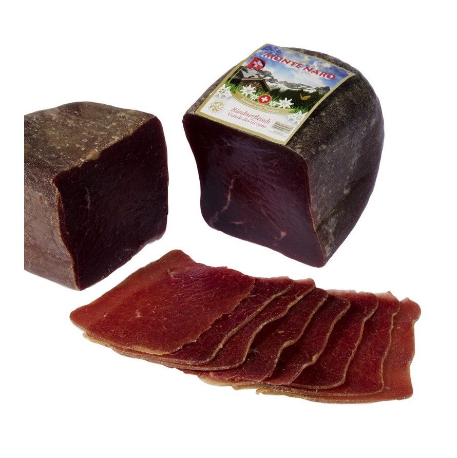 Carne de Graubünden IGP Suíça - 1,2 kg MONTE NARO