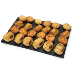 Mixed appetizer on tray