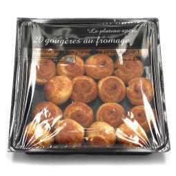 Gougères au fromage sur plateau x20 - 220g - MAISON BOLARD