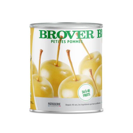 Piccole mele sciroppate - 820g - BROVER