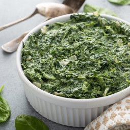 Spinach leaves with cream - 400g