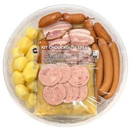 Sauerkraut-Set garniert mit Elsass – 6 Teile ±3,6 kg MAURER – 1