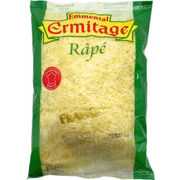 Medium grated Emmental cheese - 1kg ERMITAGE - 1