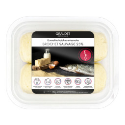 Quenelle di luccio selvatico 25% burro fresco artigianale puro 2x110g - 1