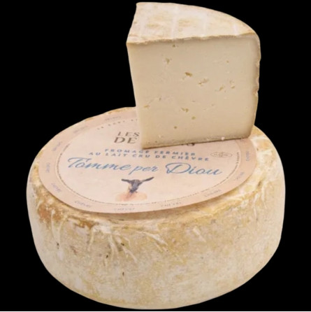 Formaggio di fattoria Per Diou a latte crudo di capra ±1,25kg LES SALOIRS DE LOUIS - 1