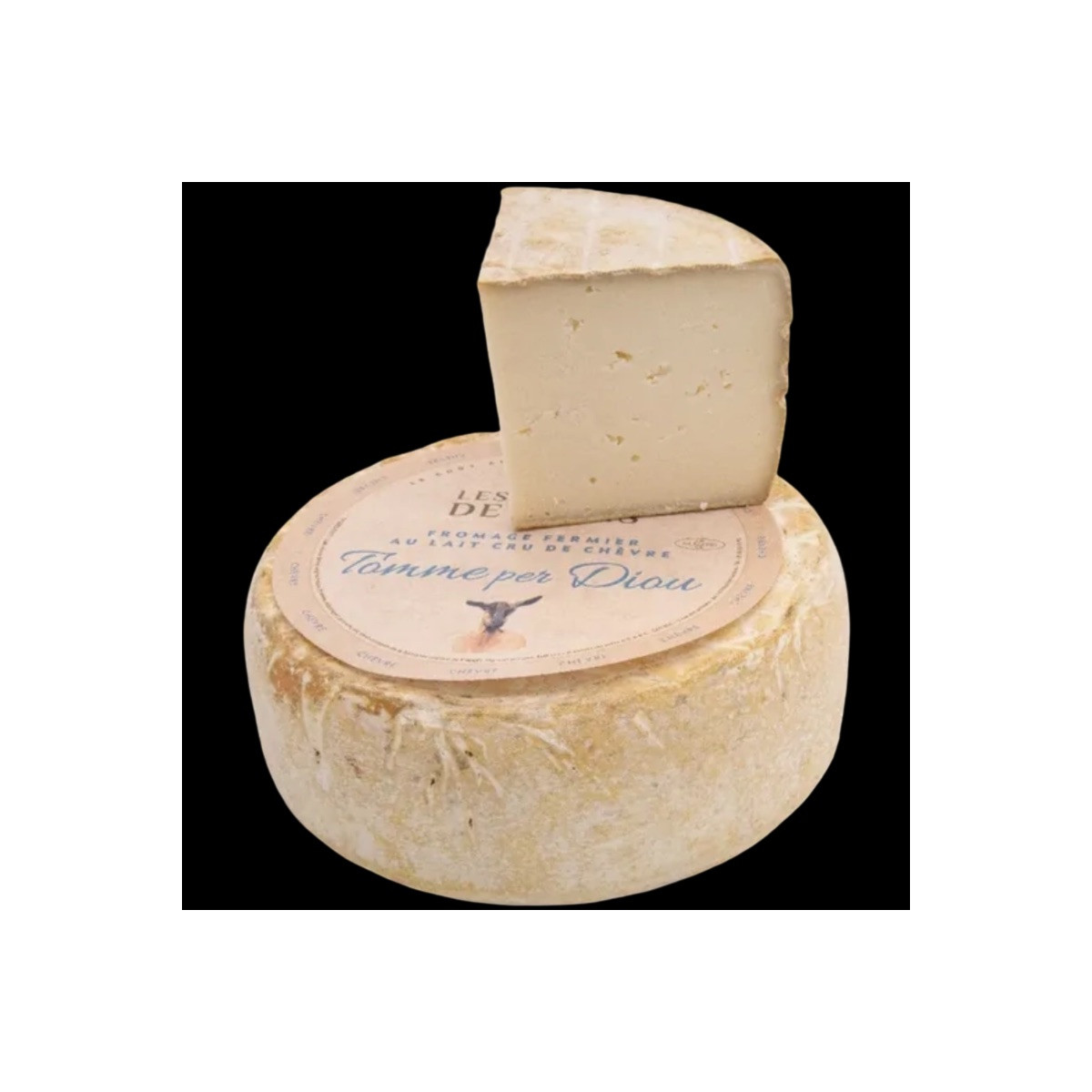 Formaggio di fattoria Per Diou prodotto con latte crudo di capra ±1,25 kg