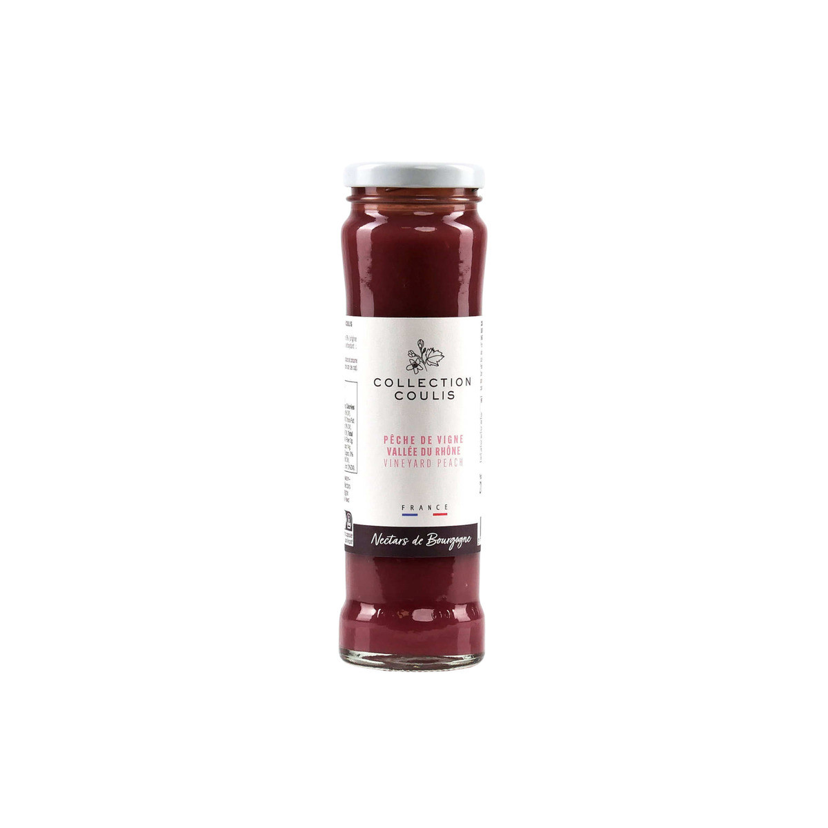 Coulis di pesca alla vite dei Monts du Lyonnais - 210g