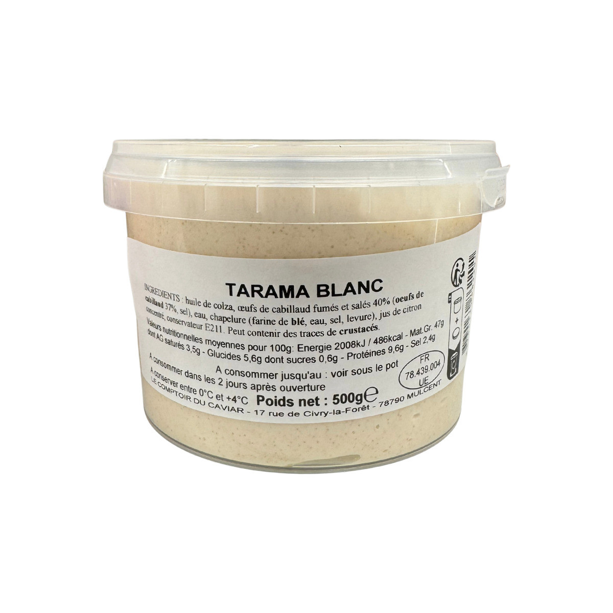 Merluzzo bianco Tarama 40% - 500g