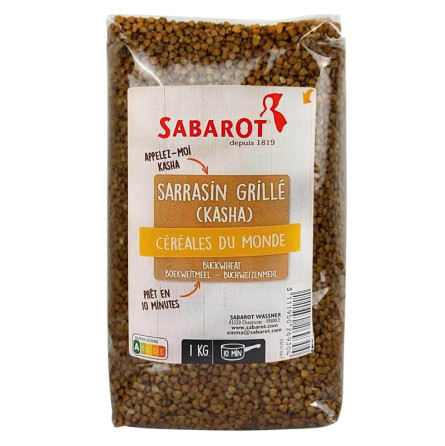 Kasha (roasted buckwheat) - 1 kg SABAROT - 1