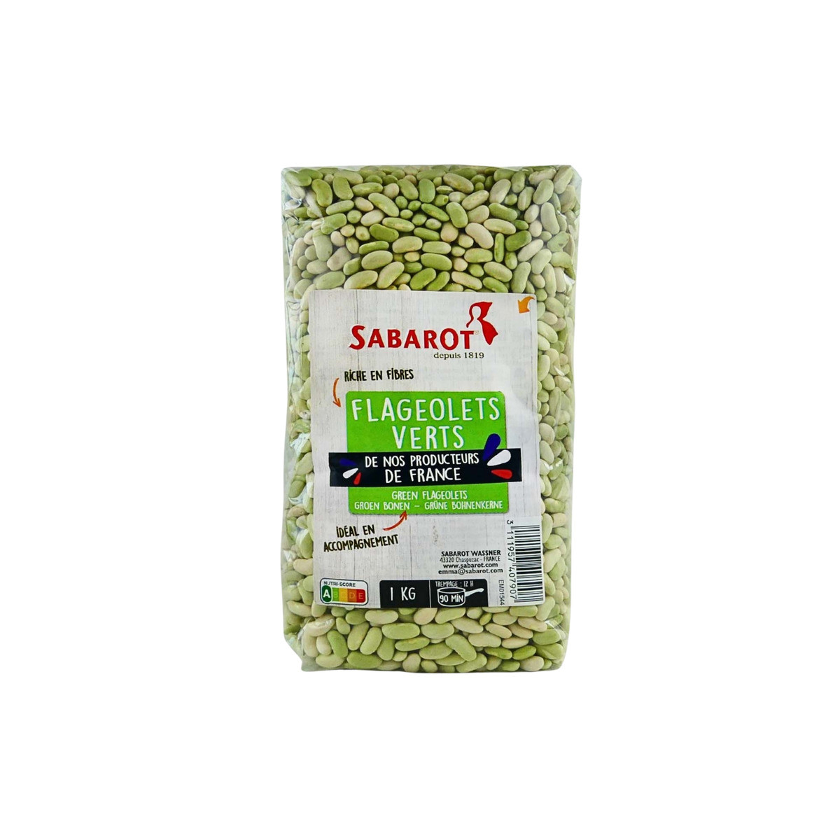 Green Flagelets origin France - 1kg