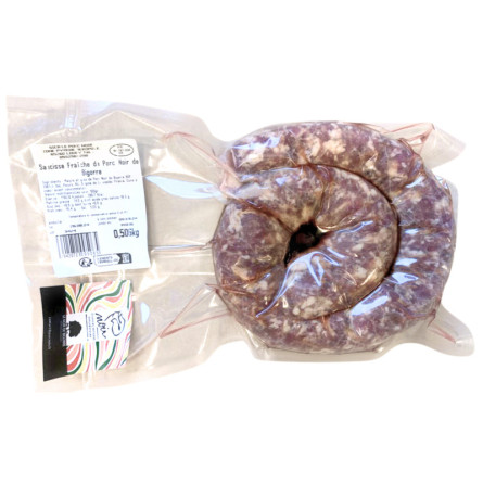 Bigorre black pork fresh sausage ±500g PADOUEN - 2