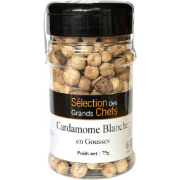 Cardamom blanco en vainas - Contador colonial 75G - 1