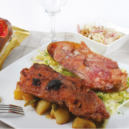PIG PÉ COZINHADO EM CUVA ± 650G HOUS THIOL - 1