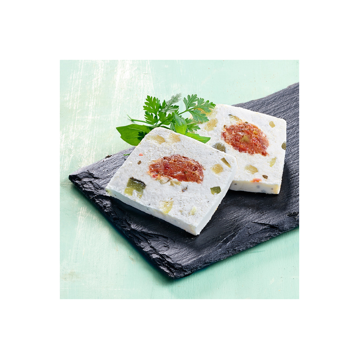 Terrina di verdure, pomodoro e formaggio di capra - 500 g