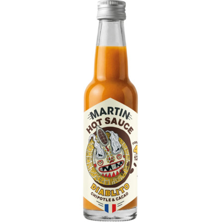 Hot sauce Diablito chipotle fumé équatorien cacao force 4/12 100g MAISON MARTIN - 1