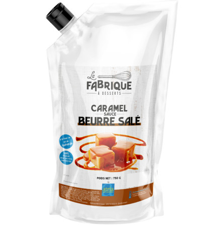 Sauce fraîche de caramel au beurre salé - 750g  - 1
