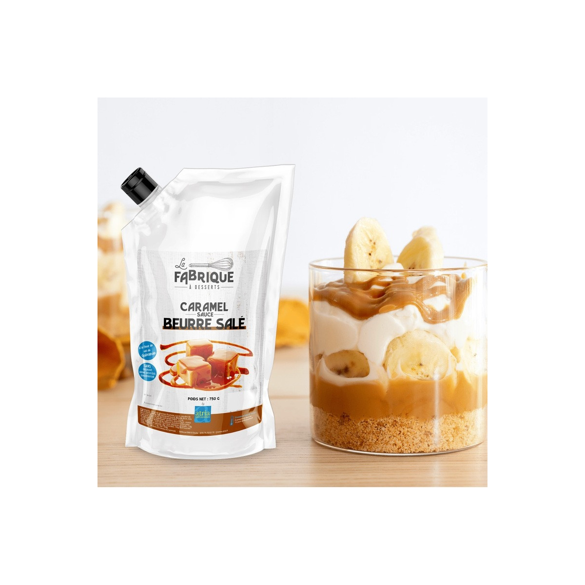 Sauce caramel au beurre salé - 750g