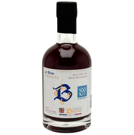 Le Bon Vinaigre | Baume de Bourgogne (Pinot Noir-cassis-framboise) 35cl VINAIGRERIE ARTISANALE DE BEAUNE - 1