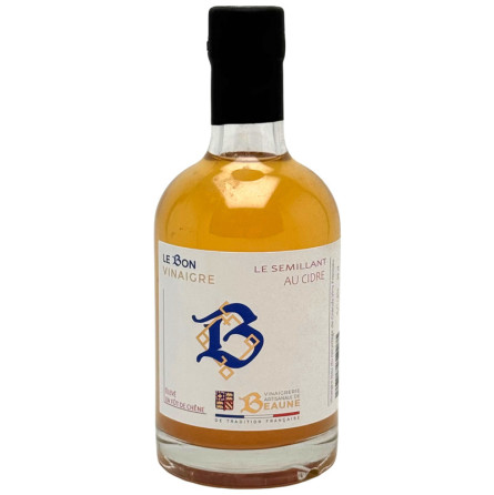 Le Bon Vinaigre | Vinaigre au cidre Le Sémillant 35cl VINAIGRERIE ARTISANALE DE BEAUNE - 1