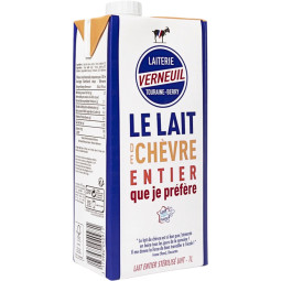 Lait de chèvre UHT entier origine France - 1L LA LAITERIE VERNEUIL - 1