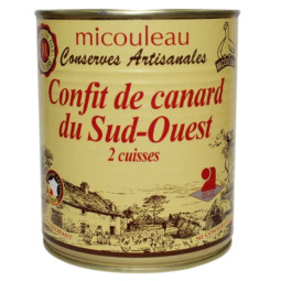 Confit de canard IGP sud-ouest 2 cuisses - 765g MICOULEAU - 2