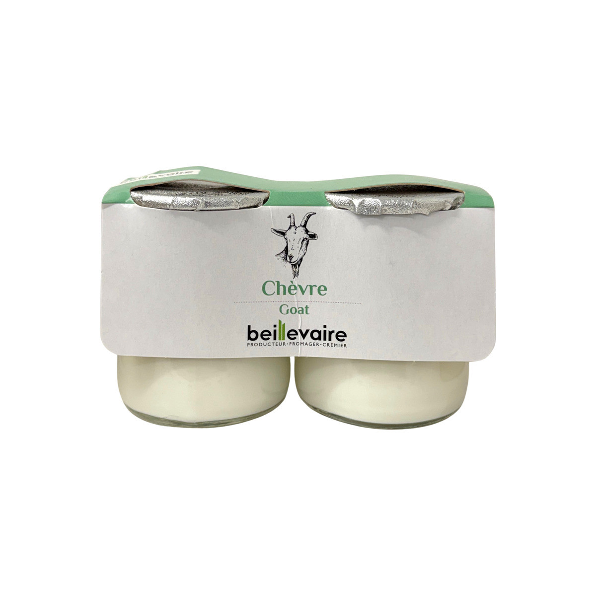 Yaourt au lait de chèvre nature 2x125g
