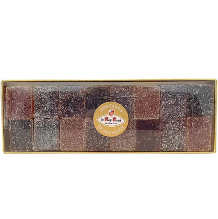Réglette de pâtes de fruits | Framboise, coing, poire, abricot, figue, fraise x16 - 190g ROY RENÉ - 1