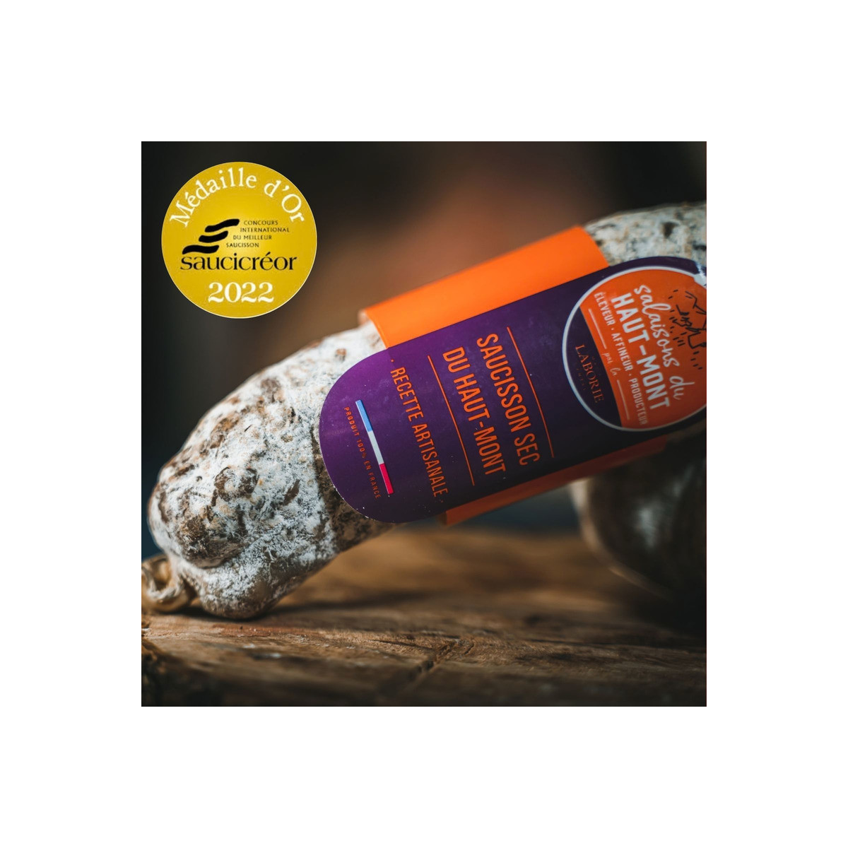 Saucisson sec du Haut-Mont ±230g