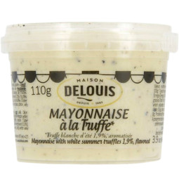 Mayonnaise fraîche à la truffe blanche d'été Tuber Aestivum 1,9% - 110g MAISON DELOUIS - 1
