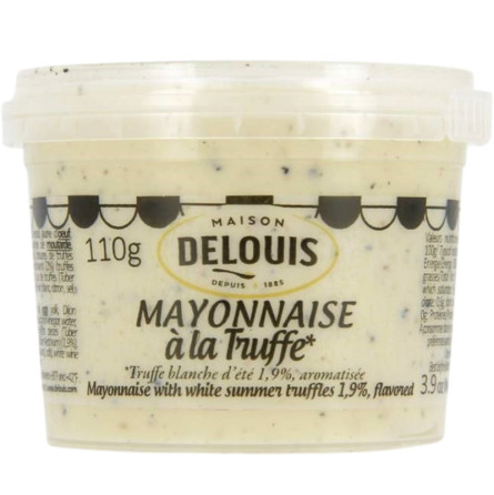 Mayonnaise fraîche à la truffe blanche d'été Tuber Aestivum 1,9% - 110g MAISON DELOUIS - 1