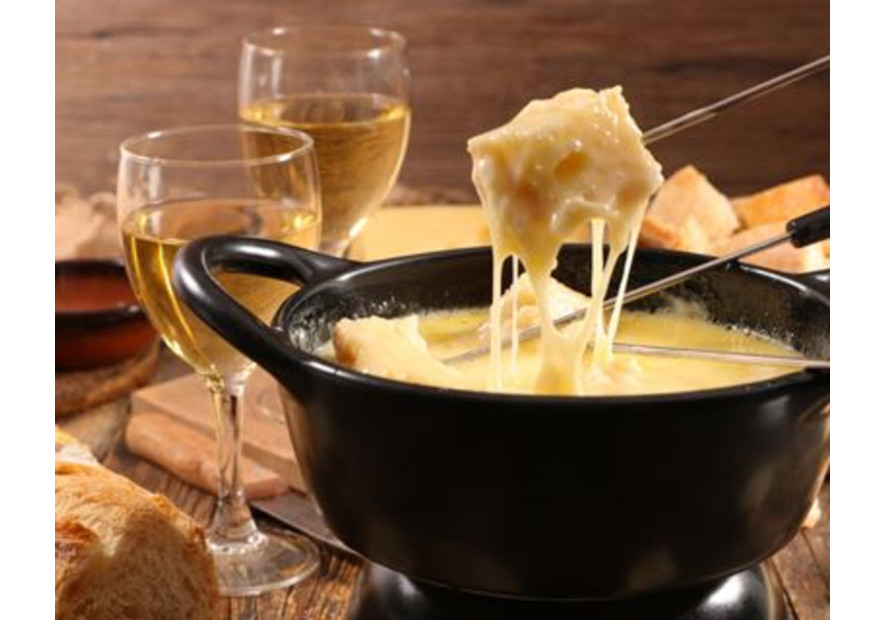 La fonduta di formaggio.