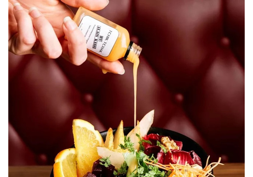 La Salsa Originale "TCHIK TCHAK" creata dallo Chef Alain Kassi.