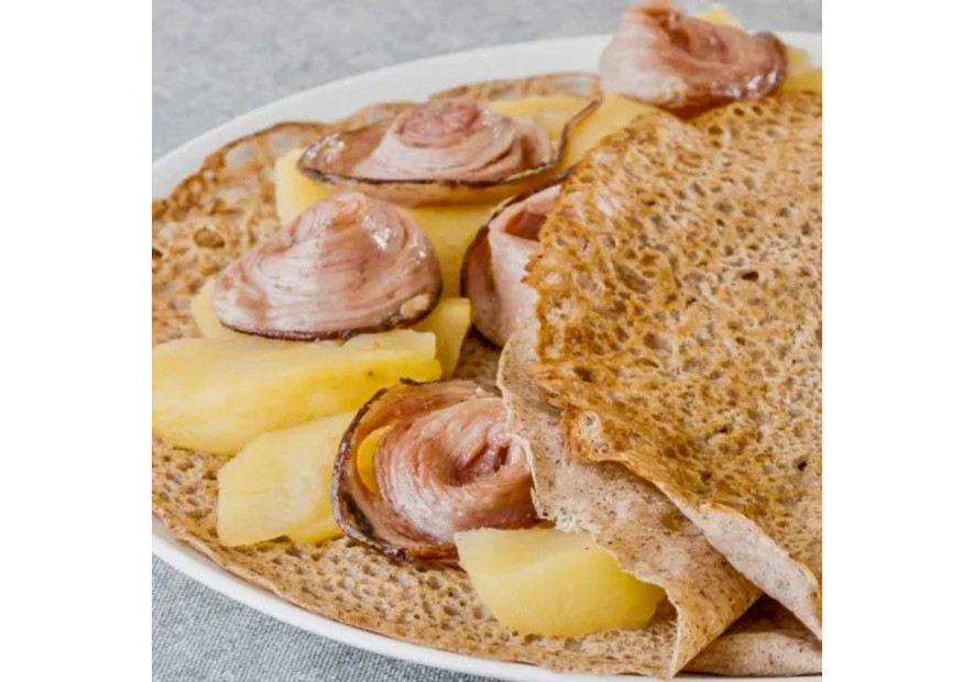 Galette con andouille di Guémené
